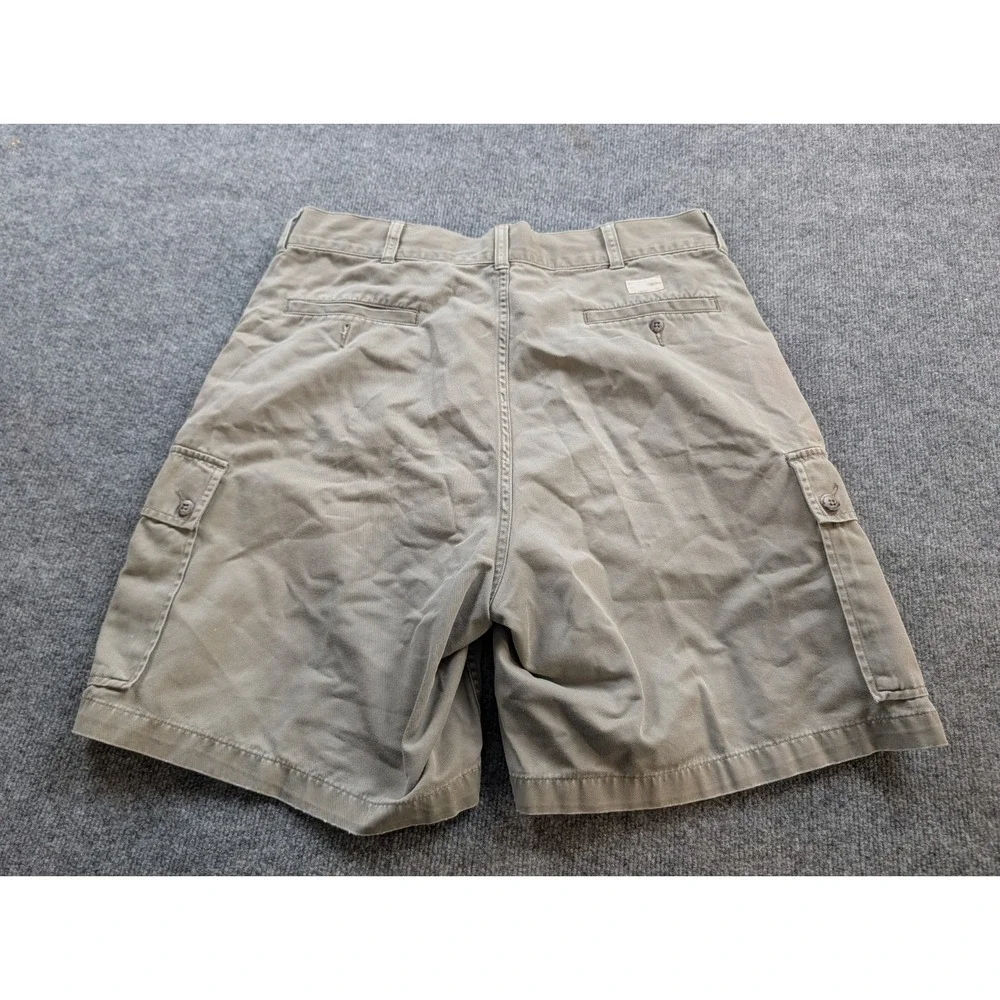 Vintage Polo Ralph Lauren Cargo Shorts Mens 36 Tan Khaki Cotton Y2K 90s Chino